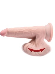 KING COCK PLUS 3D DILDO SWINGING BALLS 152 CM NATURAL