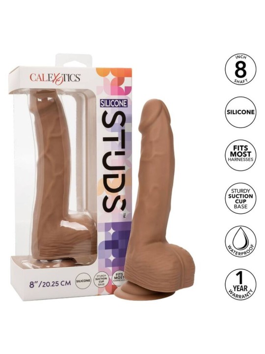 CALEXOTICS SILICONE STUDS 2032 CM BROWN