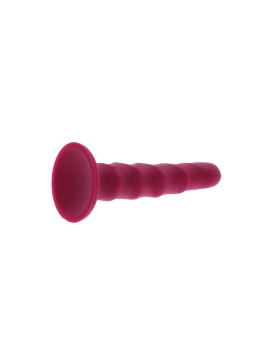 GET REAL RIBBED DONG 12 CM ROJO