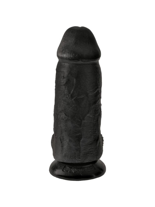 KING COCK PENE REALISTICO CHUBBY 23 CM NEGRO