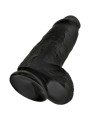 KING COCK PENE REALISTICO CHUBBY 23 CM NEGRO