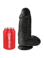 KING COCK PENE REALISTICO CHUBBY 23 CM NEGRO