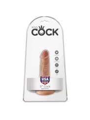 KING COCK PENE REALISTICO 12 CM CARAMELO