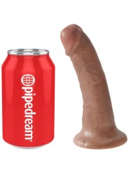 KING COCK PENE REALISTICO 15 CM CARAMELO