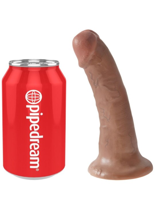 KING COCK PENE REALISTICO 15 CM CARAMELO