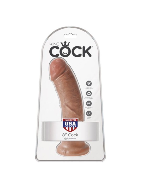 KING COCK PENE REALISTICO 195 CM CARAMELO