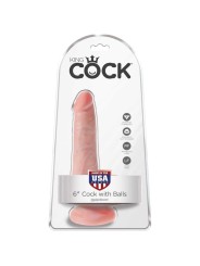KING COCK PENE REALISTICO CON TESTICULOS 135 CM NATURAL