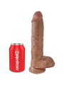 KING COCK PENE REALISTICO CON TESTICULOS 198 CM CARAMELO