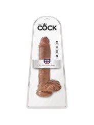 KING COCK PENE REALISTICO CON TESTICULOS 198 CM CARAMELO