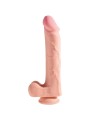 KING COCK PENE REALISTICO 3D CON TESTICULOS 248 CM NATURAL