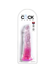 KING COCK CLEAR PENE REALISTICO 197 CM ROSA