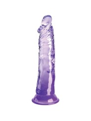 KING COCK CLEAR PENE REALISTICO 197 CM MORADO