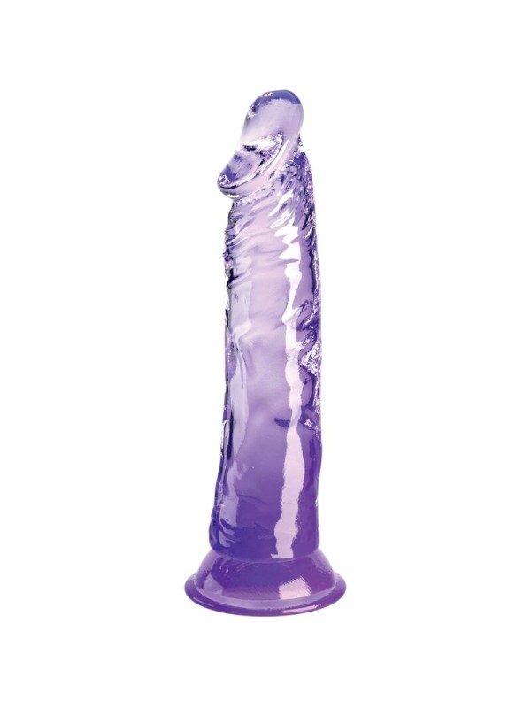 KING COCK CLEAR PENE REALISTICO 197 CM MORADO