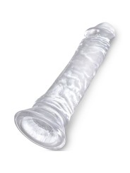 KING COCK CLEAR PENE REALISTICO 197 CM TRANSPARENTE
