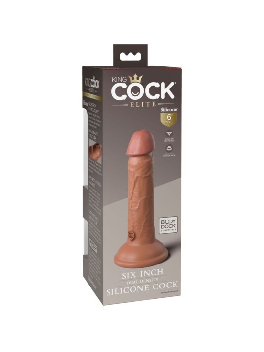 KING COCK ELITE DILDO REALISTICO SILICONA 152 CM CARAMELO