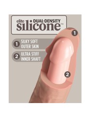 KING COCK ELITE DILDO REALISTICO SILICONA 203 CM