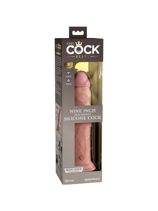 KING COCK ELITE DILDO REALISTICO SILICONA 23 CM