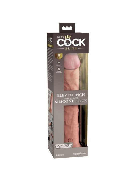 KING COCK ELITE DILDO REALISTICO SILICONA 28 CM