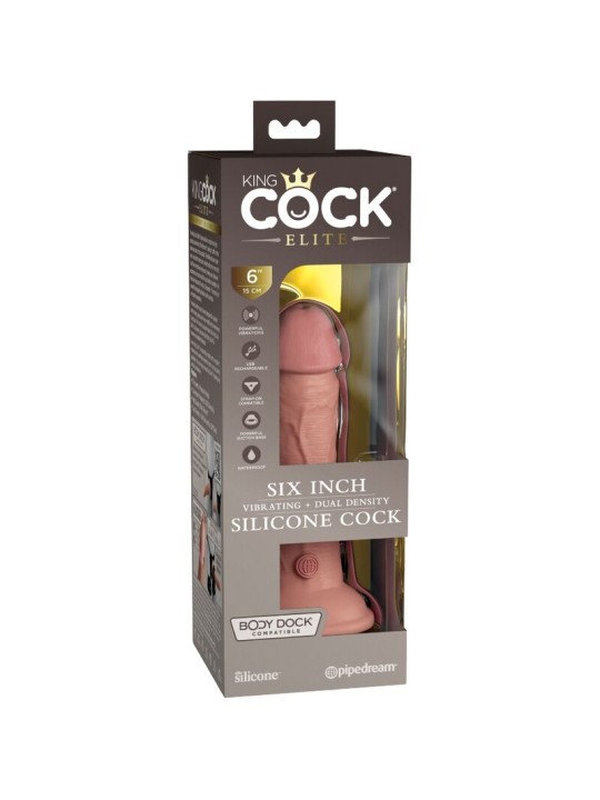 KING COCK ELITE DILDO REALISTICO VIBRADOR SILICONA 152 CM