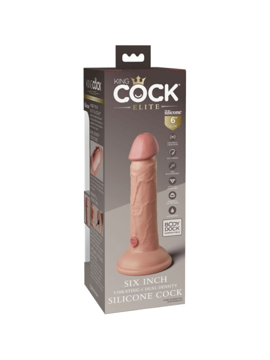 KING COCK ELITE DILDO REALISTICO VIBRADOR SILICONA 152 CM
