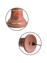 KING COCK ELITE DILDO REALISTICO VIBRADOR SILICONA 203 CM CARAMELO