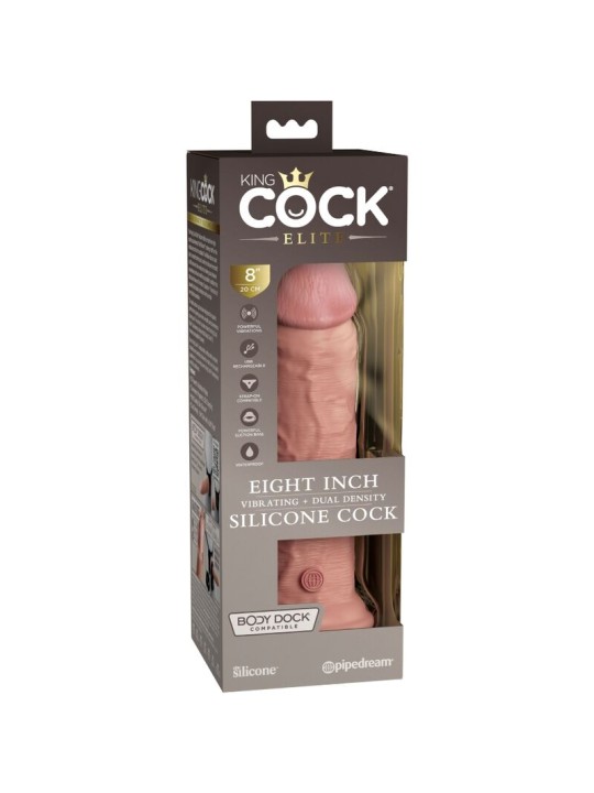 KING COCK ELITE DILDO REALISTICO VIBRADOR SILICONA 203 CM