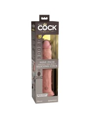 KING COCK ELITE DILDO REALISTICO VIBRADOR SILICONA CONTROL REMOTO 23 CM