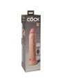 KING COCK ELITE DILDO REALISTICO VIBRADOR SILICONA CONTROL REMOTO 23 CM