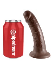 KING COCK 6 PENE MARRON 152 CM