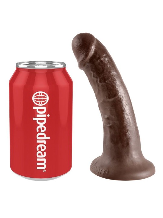 KING COCK 6 PENE MARRON 152 CM