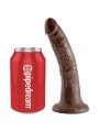 KING COCK 7 PENE COLOR CHOCOLATE 178 CM