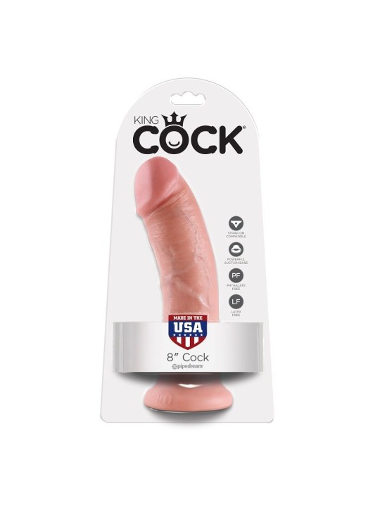 KING COCK 8 PENE NATURAL 203 CM