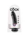 KING COCK 8 PENE NEGRO 203 CM