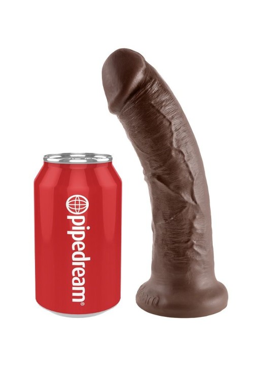 KING COCK 8 PENE MARRON 203 CM