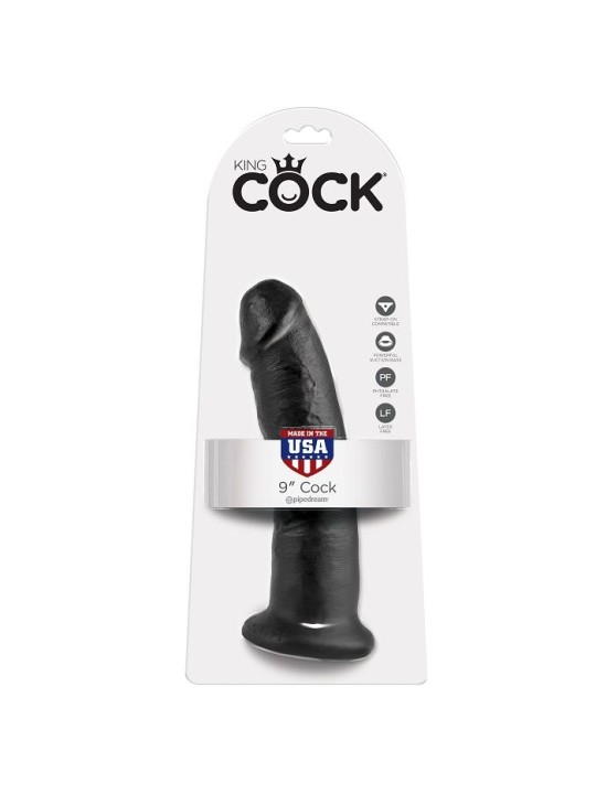 KING COCK 9 PENE NEGRO 229 CM