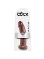KING COCK 9 PENE MARRON 229 CM