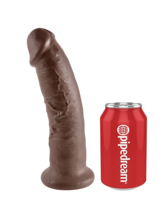 KING COCK 9 PENE MARRON 229 CM