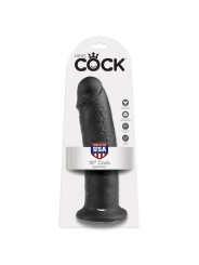 KING COCK 10 PENE NEGRO 25 CM