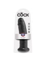 KING COCK 10 PENE NEGRO 25 CM