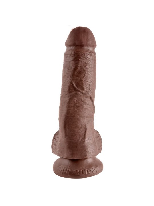 KING COCK 8 PENE REALISTICO MARRON 203 CM