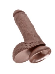 KING COCK 8 PENE REALISTICO MARRON 203 CM