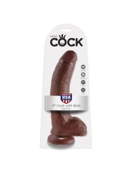 KING COCK 9 PENE REALISTICO MARRON 229 CM