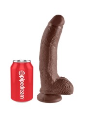 KING COCK 9 PENE REALISTICO MARRON 229 CM