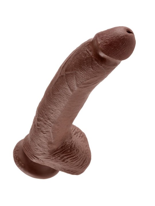 KING COCK 9 PENE REALISTICO MARRON 229 CM