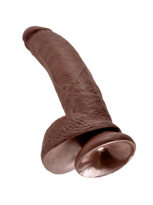 KING COCK 9 PENE REALISTICO MARRON 229 CM