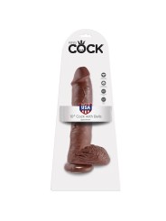 KING COCK 10 PENE REALISTICO MARRON 265 CM