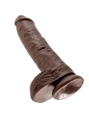 KING COCK 10 PENE REALISTICO MARRON 265 CM