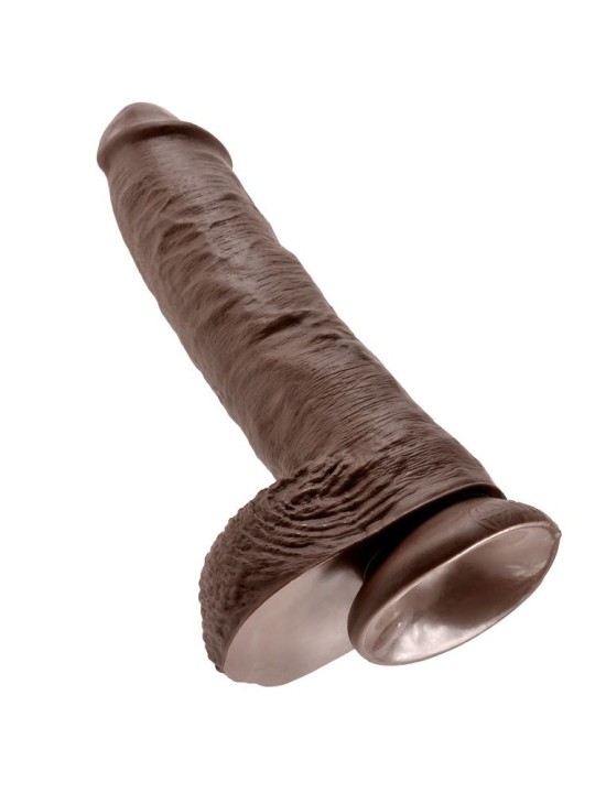 KING COCK 10 PENE REALISTICO MARRON 265 CM