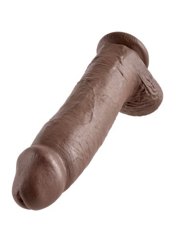 KING COCK 12 PENE REALISTICO MARRON 3048 CM