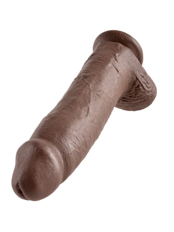 KING COCK 12 PENE REALISTICO MARRON 3048 CM